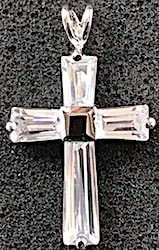 Sterling Silver CZ Cross Sterling Silver CZ Cross