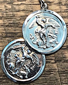 Sterling Silver Saint Michael Pendants Sterling Silver Saint Michael Pendants